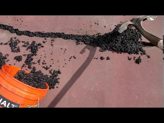 Aqua-phalt for crack filling asphalt.