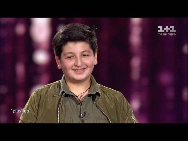 Sasha Zazarashvili – "All by myself" – Blind Audition – Voice.Kids – season 5