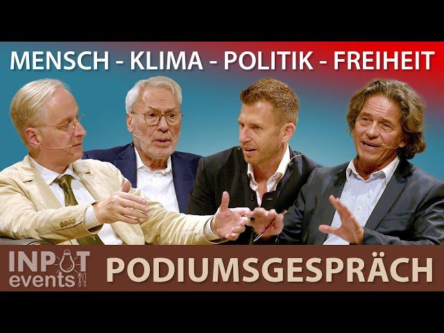 Podium zum "Kl!ma" mit Gebauer, Vahrenholt, Strehl beim Dinner mit Input (5/5), Kloten, 13.9.2024