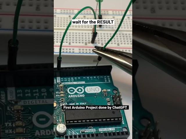 Artificial Intelligence doing Arduino programming #electrician #electronics #arduino #engineer #diy