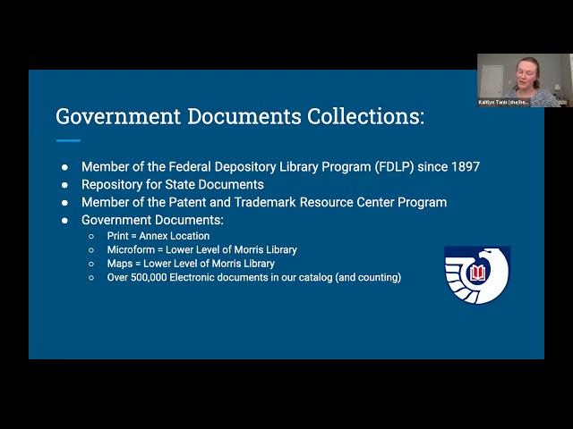 Tips and Tricks for New Gov Docs Librarians