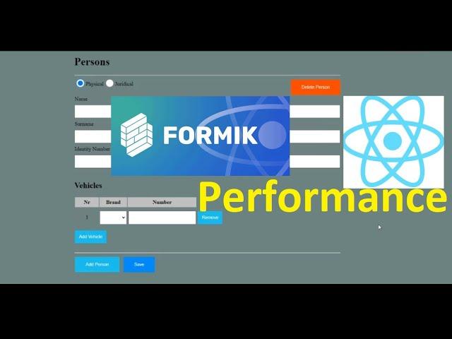 How to Improve React Formik Performance