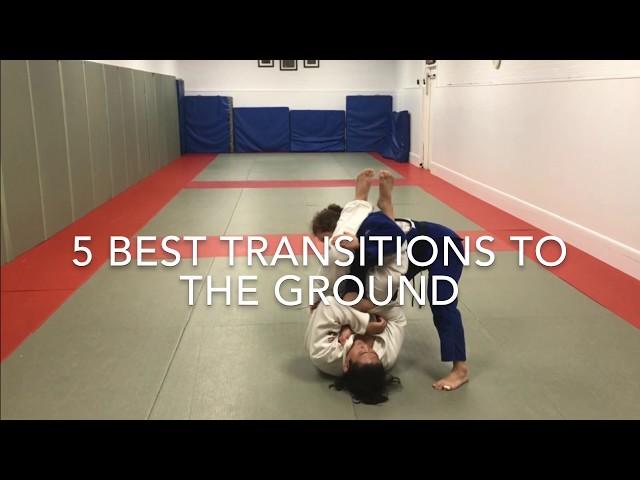 Judo newaza from Standing to Ground transitions