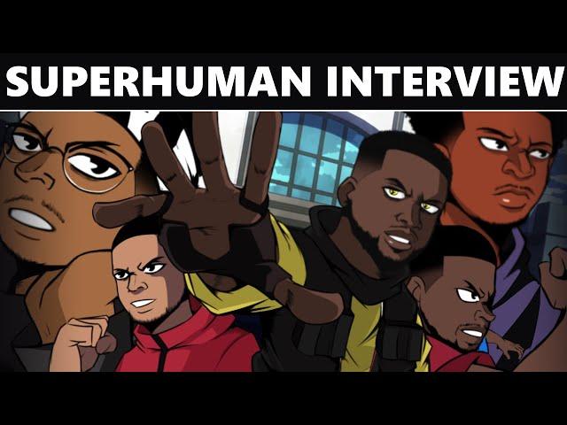 Calebcity's Superhuman Interview ( ft. Lenarr young and RDCWORLD1) | Random Youtuber animation #3