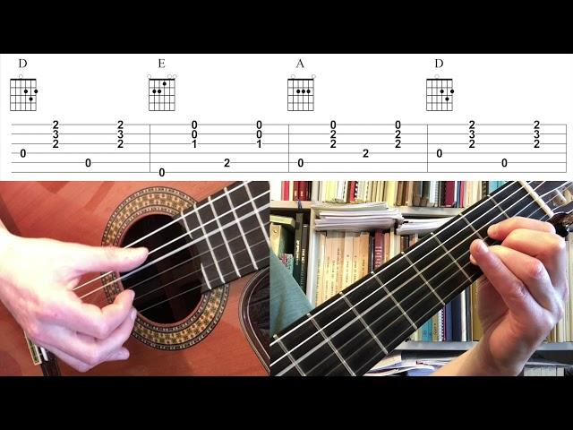 Love Me Tender - Elvis Presley (Original guitar lesson)