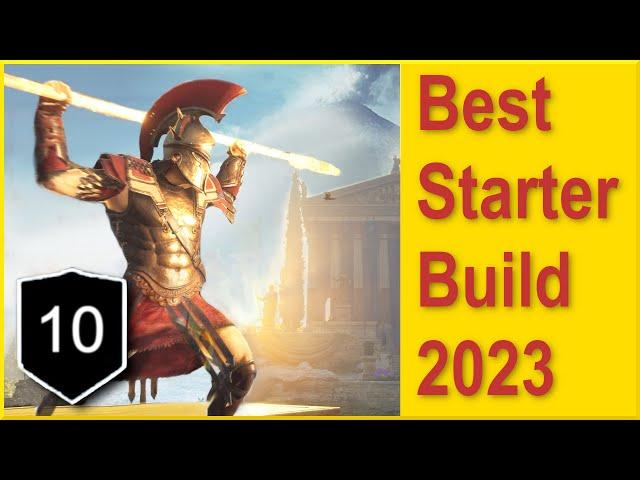 Assassins Creed Odyssey - Best Starter Build 2023 - One Shot Everyone at Level 10 - Best Early Build