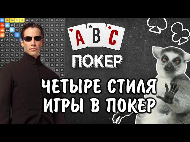 Покер для новичков: четыре стиля игры в покер