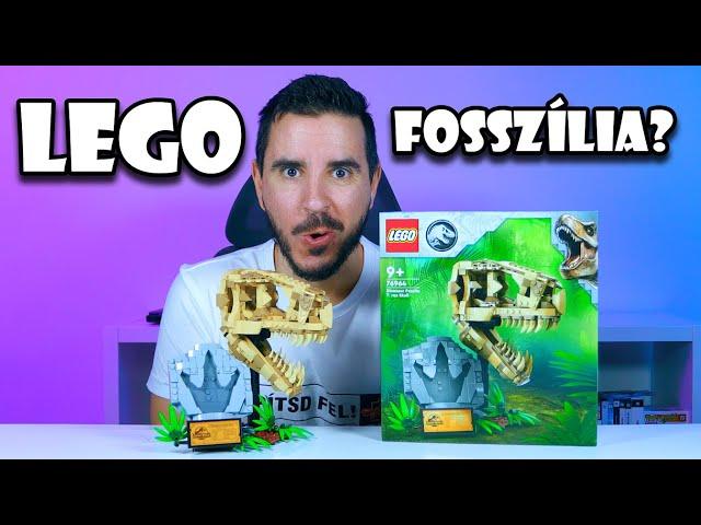 A zsarnokgyík Fosszília! || LEGO 76964 Dinoszaurusz maradványok: T-Rex koponya