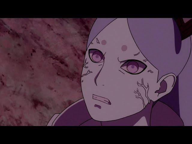 Momoshiki Uses His Byakugan To See Boruto's FATE & Mocks Naruto - Boruto Episode 64