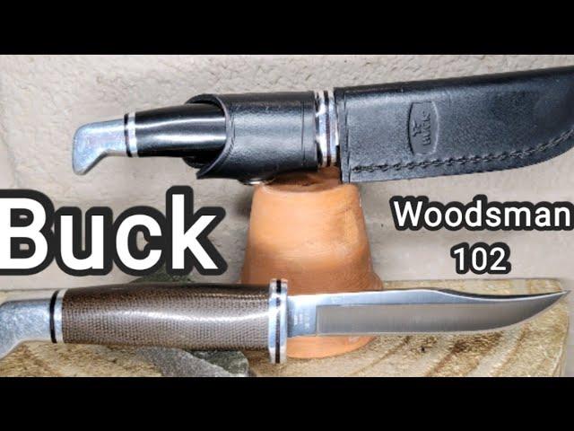 One Minute Knife Review - Buck 102 Woodsman Pro