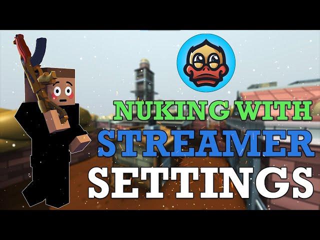 Krunker | Nuking with Streamer Settings #4 - Quacky