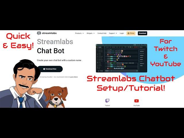 Quick & Easy Tutorial! Setting up Streamlabs Chatbot for Twitch/YouTube