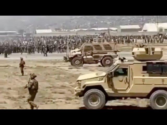 US Soldier Films Chaos From MRAP Gunner Turret In Kabul
