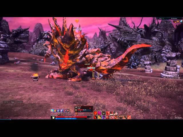 TERA Online Warrior Lv 60 World Boss solo: Betsael (Fimbrilisk)