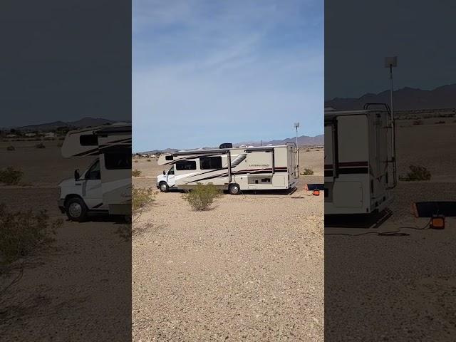 The desert is quiet!! Pilot Knob LTVA near Winterhaven, CA #rvlife #rv #dreams #wfh