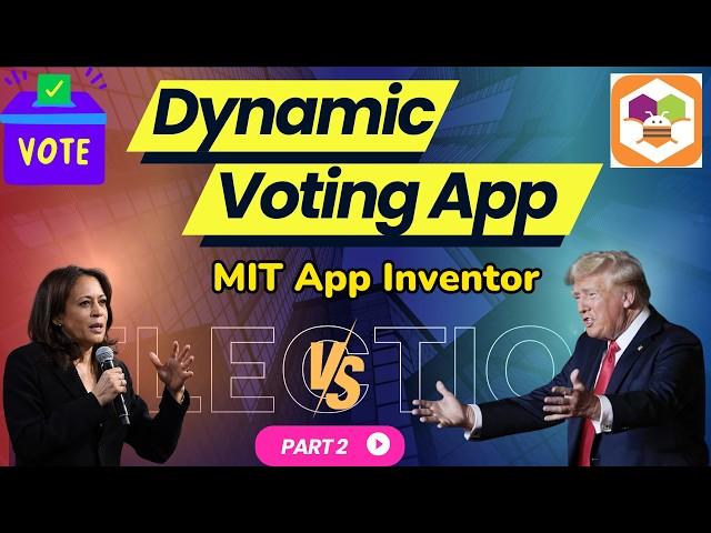 Create a Dynamic Voting App with MIT App Inventor & Firebase | Real-Time Updates | Part 2