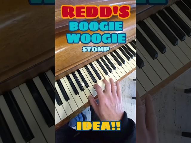 Boogie Woogie Piano!! "REDD's Boogie Woogie Stomp Idea 1!!" Right Hand Licks for 'BoogieWoogieStomp'