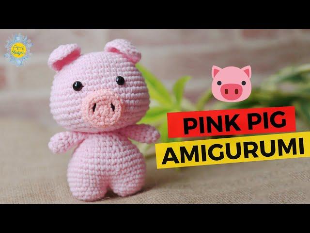 #029 | Amigurumi Pig Crochet Pattern | Easy & Simple | Amigurumi Beginners Tutorial | @Ami Saigon