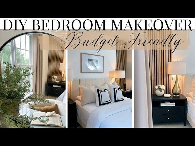 DIY BEDROOM MAKEOVER | BUDGET FRIENDLY BEDROOM TRANSFORMATION