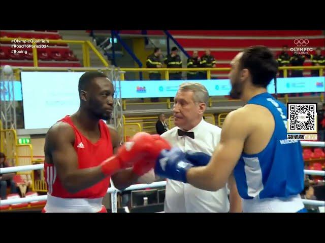 Lazizbek Mullojonov (UZB) vs. Kévin Kuadjovi (TOG) World Olympic Qualifiers 2024 (92kg)