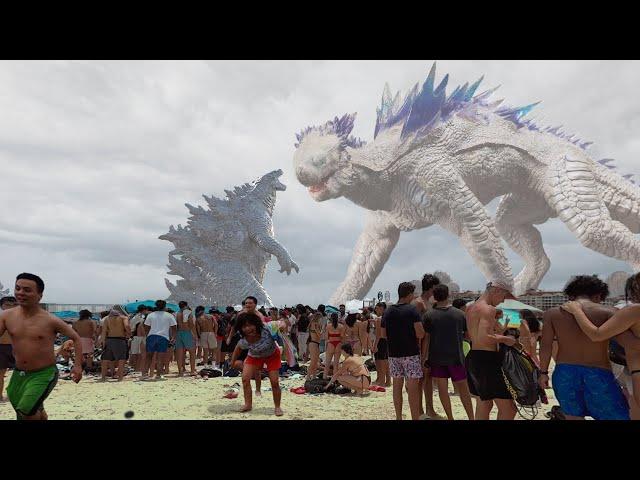 Monster In Real Life | Godzilla & Shimo Epic Fight In Real Life.