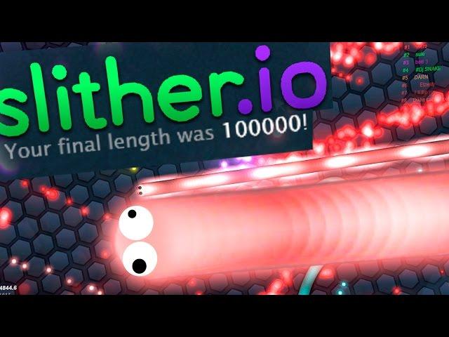 ЧИТЕРСКАЯ ТАКТИКА Slither.io | 100 000 МАССЫ