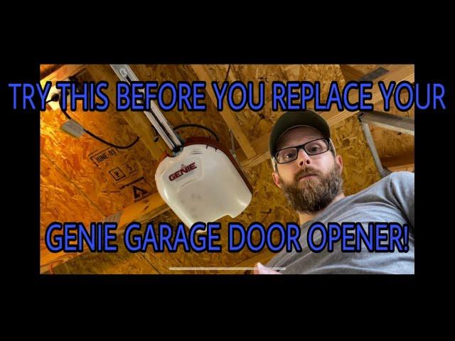 Genie Excelerator Garage door opener not working - Troubleshooting error codes