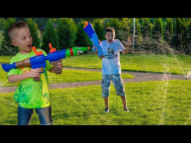 Кто Кого ПРОУЧИЛ? Устроили ДЕНЬ СОРЕВНОВАНИЙ ! НЕ ОЖИДАЛИ Такого! NERF Challenge