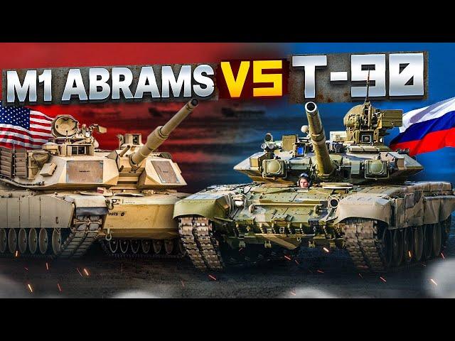 Т-90 ПРОТИВ M1 ABRAMS | Какой танк лучше?