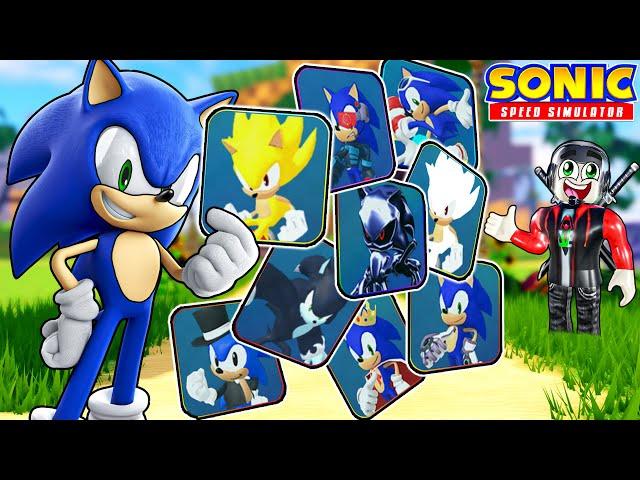 Unlocking EVERY SONIC SKIN With Sonic The Hedgehog! (Sonic Speed Simulator)