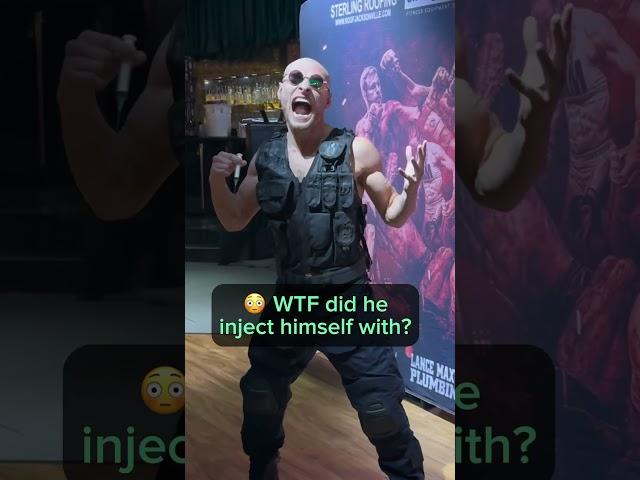 WTF did he inject himself with? ‍️ #combatsports #combatnight #mma #fighter #mmafighter