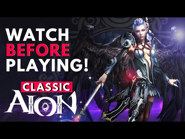 Watch Before You Start To Play AION CLASSIC! Get Your Gameplay Settings RIGHT! Beginners Guide