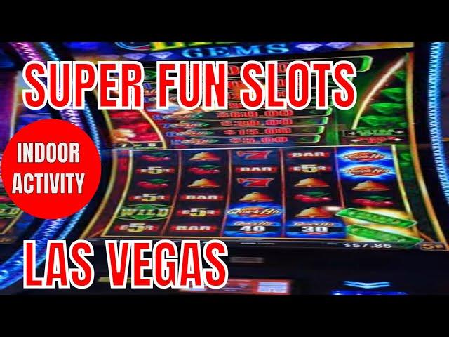 INDOOR Fun in Las Vegas Keno and Slots - LIVE Stream - Casino Action Melting Away