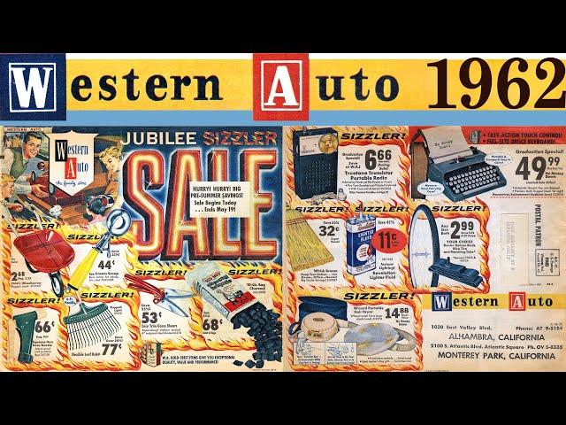 What happened to Western Auto? 1962 catalog - Truetone transistor radios, Wizard brand time capsule