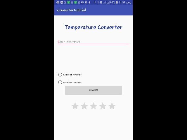 Simple Temperature Converter