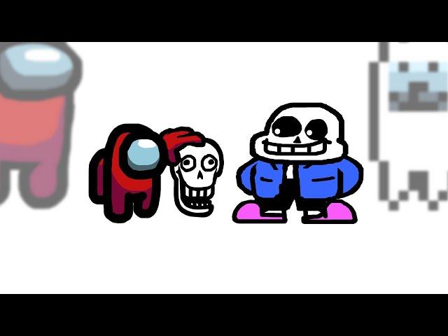 Mini Crewmate Kills UNDERTALE Characters | Among Us