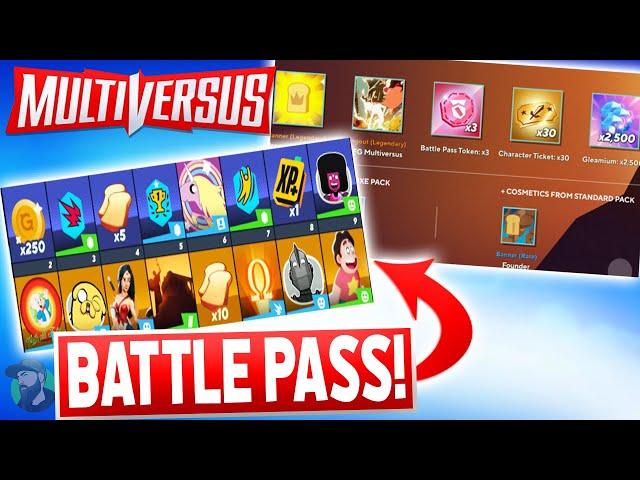 MultiVersus - Preseason Battle Pass & Founders Packs! (Showcase)