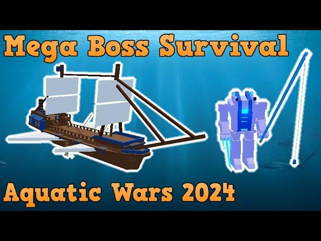 Mega Boss Survival Aquatic Wars 2024 Rewards Review! (Roblox)