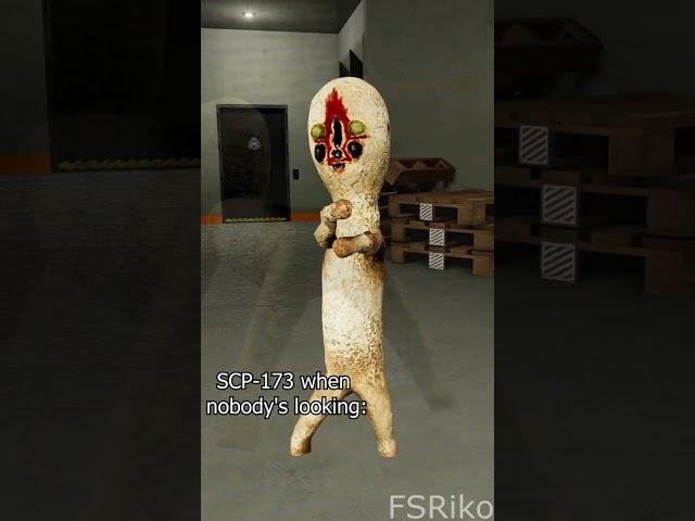 When nobody is looking at SCP-173