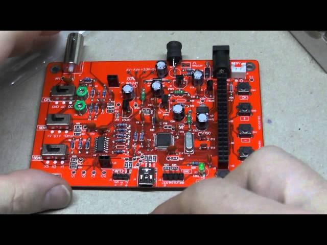 Build your own hands Digital Oscilloscope 1MHz + 2.4 TFT LCD, plus repair