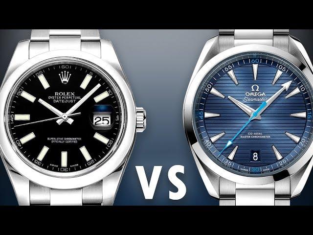 ROLEX vs. OMEGA: SEAMASTER AQUA TERRA 150M vs DATEJUST 41: 126300 v 220.10.41.21.03.002