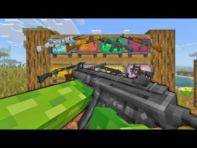 REAL CALL OF DUTY GUNS ADDON for Minecraft Bedrock