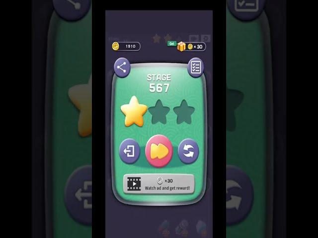 Cell Expansion Wars Level 567 Walkthrough #shorts