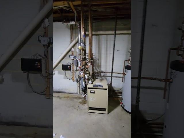 multiple zone boiler with indirect waterheater installation