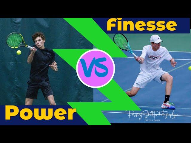 Can finesse players win at a high level? (9.50+ UTR match)