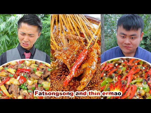 mukbang | food recipes | Chilli Sauce | Chili Chicken | songsong and ermao | Collection 1