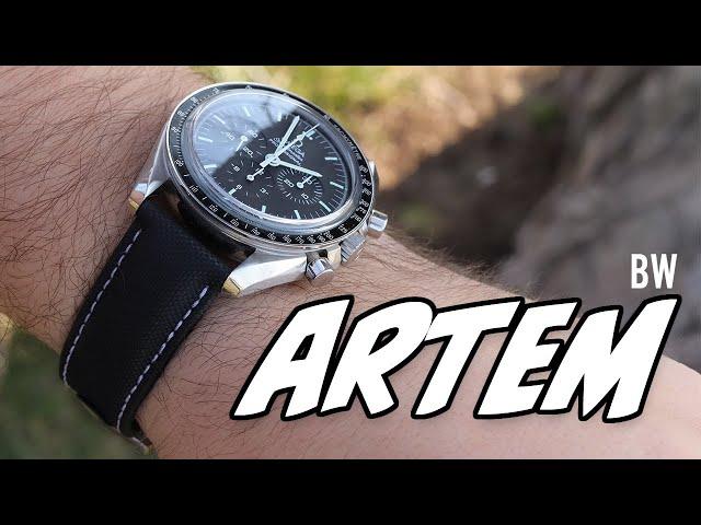 Artem Sailcloth Straps - New Omega Style Deployant