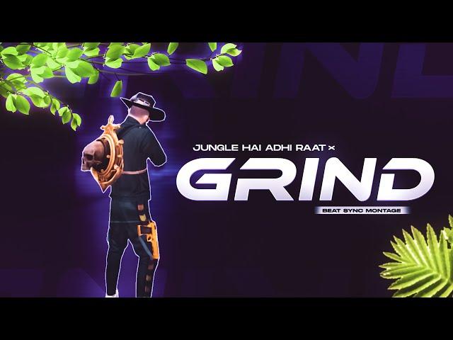 EMIWAY - GRIND | JUNGLE HAI AADHI RAAT HAI  | FREE FIRE BEST EDITED BEAT SYNC MONTAGE BY KAUSHIK