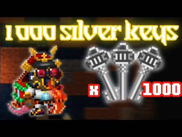 Pixel Worlds - USING 1 000 SILVER MINING KEYS (DID I GOT WYVERN!?!)