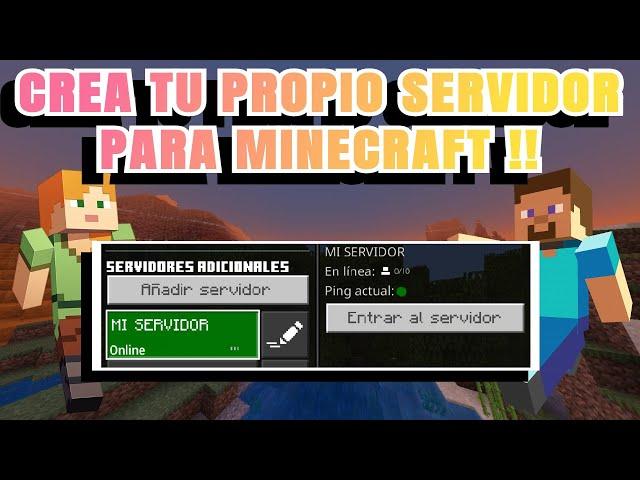 ¡Como crear tu propio SERVIDOR para MINECRAFT BEDROCK en cualquier VERSIÓN! | ACTUALIZADO  | NNATO